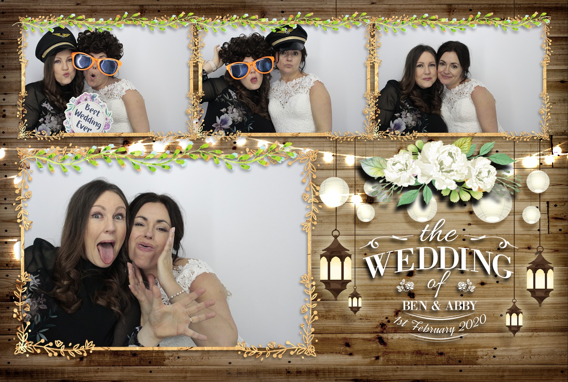 Ben & Abby’s Wedding  | View more photos from the event at gallery.myphotoboothexperience.co.uk/u/MyPhotoBoothExperienceLtd/Ben-Abby’s-Wedding